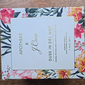 APOTHEKE x J.Crew "Dusk in Del Mar" Scented Soy Wax Blend Candle 10 OZ NWT